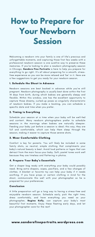 How to Prepare for Your Newborn Session
