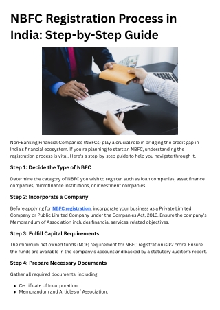 Corpbiz: Your Trusted Partner for NBFC Registration