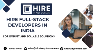 Hire Full-stack Developer in India