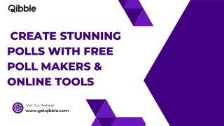 Create Stunning Polls with Free Poll Makers & Online Tools