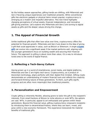 Crypto Gifting Revolution_ Why Millennials and Gen Z Are Embracing Digital Assets