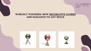 Add Refinement with Globe Home Decor