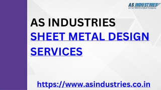 Sheet metal design services