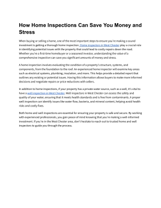 PDF_ How Home Inspections Can Save You Money and Stress