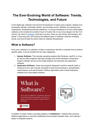 The Ever-Evolving World of Software_ Trends, Technologies, and Future