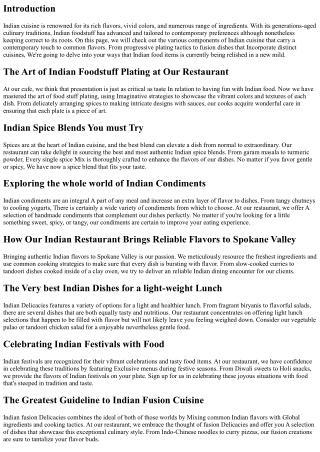 Modern-day Contact to Traditional Flavors: Enjoying Indian Foodstuff in a whole