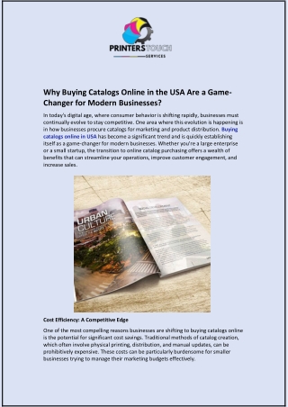 Why Buying Catalogs Online in the USA Are a Game-Changer for Modern Businesses?