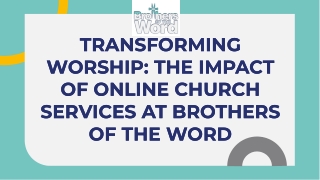 online church service