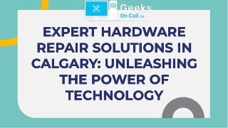 Hardware repair Calgary