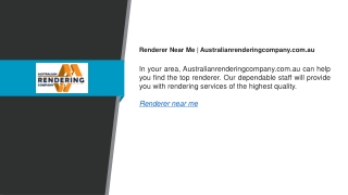 Renderer Near Me  Australianrenderingcompany.com.au