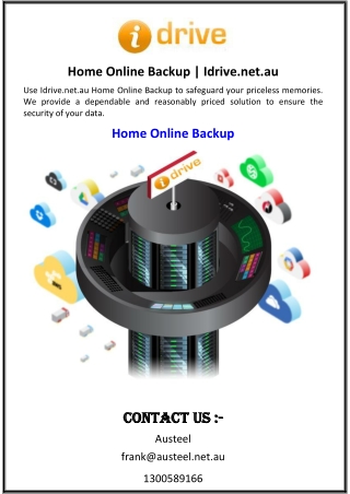 Home Online Backup  Idrive.net.au