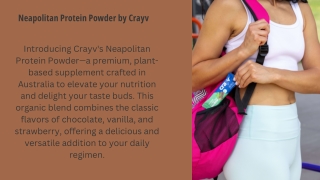 Neapolitan Protein Powder by Crayv