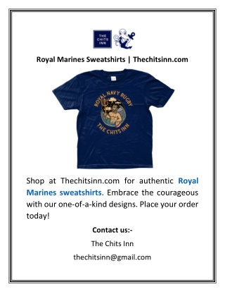 Royal Marines Sweatshirts  Thechitsinn