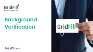 Reliable Background Verification Company in Mumbai | GridFill
