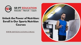 Unlock the Power of Nutrition: Enroll in Our Sports Nutrition Courses