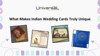 What Makes Indian Wedding Cards Truly Unique