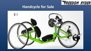 Handcycle for Sale