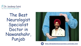 The Best Neurologist Specialist Doctor in Nawanshahr, Punjab