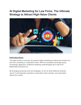 AI Digital Marketing for Law Firms_ The Ultimate Strategy to Attract High-Value Clients