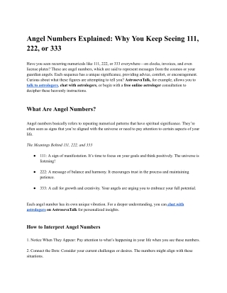 Talk to Astrologer and Transform Your Future