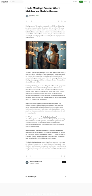 Hindu Marriage Bureau: Where Matches are Made in Heaven