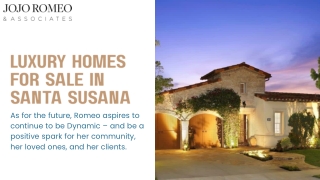 Luxury Homes for Sale in Santa Susana