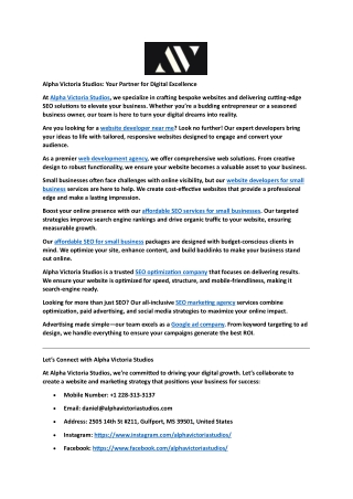 alphavictoriastudios.com