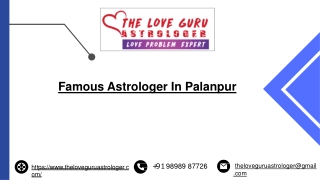 Famous Astrologer In Palanpur