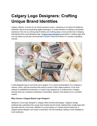 Calgary Logo Designers_ Crafting Unique Brand Identities