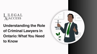 Understanding the Role of Criminal Lawyers in Ontario What You Need to Know