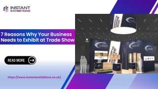 7 Reasons Why Your Business Should Exhibit at a Trade Show