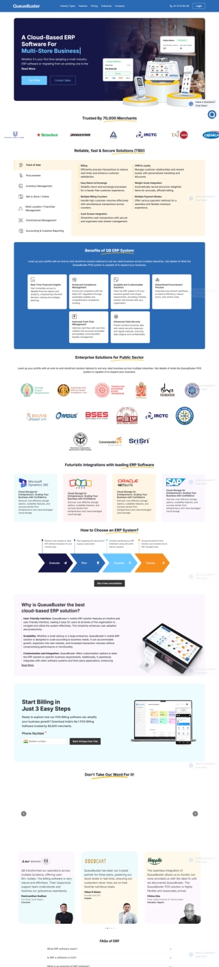 ERP Software for Retailers, Distributors and Manufacturer