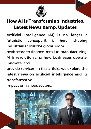 Latest News on Artificial Intelligence AI Tech Report (2)
