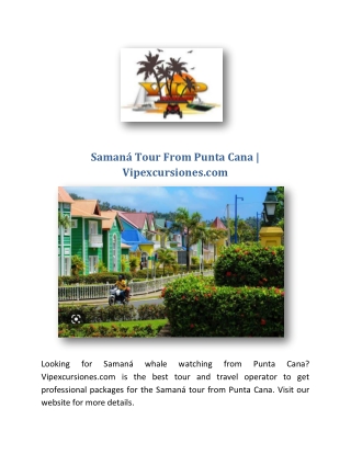 Samaná Tour From Punta Cana