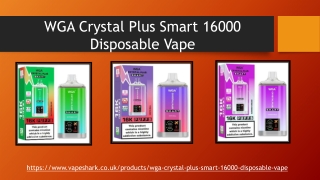 WGA Crystal Plus Smart 16000 Disposable Vape