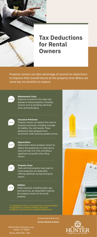 Tax Deductions for Rental Owners