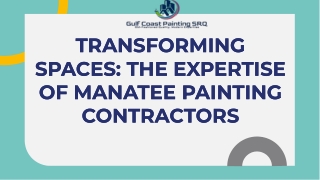 Manatee painting contractors