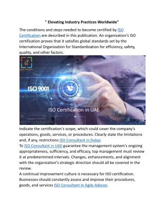 Elevating Industry Practices Worldwide.docx