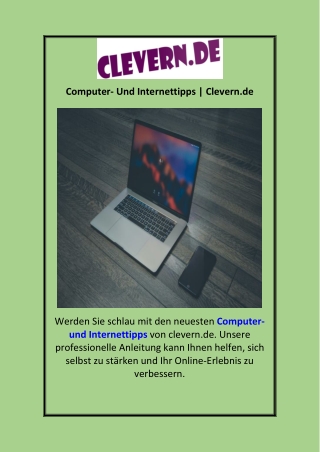 Computer- Und Internettipps | Clevern.de