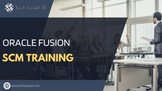 Oracle Fusion SCM Online Training