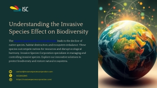 Understanding the Invasive Species Effect on Biodiversity