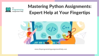 Mastering Python Assignments Expert Help at Your Fingertips
