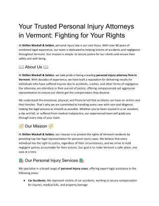 Shillen Mackall Seldon & Spicer