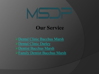 Choose Mainstreet Dental: Your Dental Clinic in Bacchus Marsh