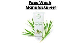 face wash manufacturing