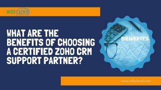 What are the benefits of choosing a certified Zoho CRM support partner