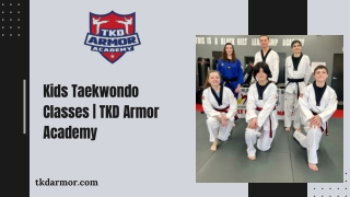 Kids Taekwondo Classes  TKD Armor Academy