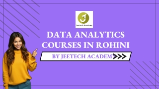 DATA ANALYTICS COURSES IN ROHINI