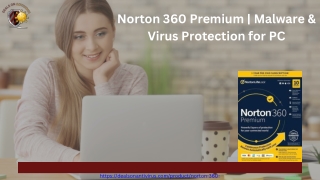 Norton 360 Premium  Malware & Virus Protection for PC