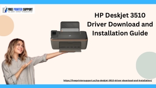 HP Deskjet 3510 Driver Download and Installation Guide